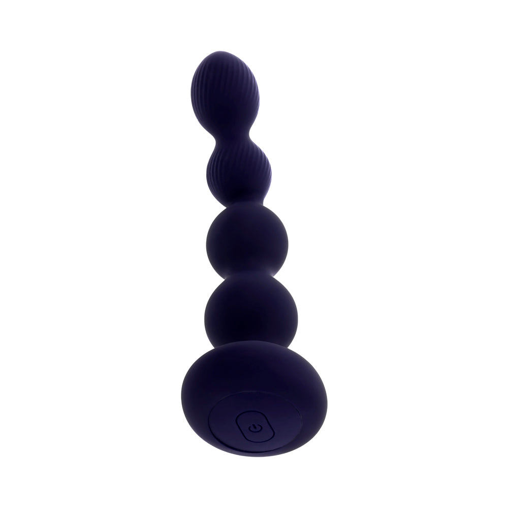 Evolved Pleasure Orbit Rechargeable Vibe with Remote Silicone Purple