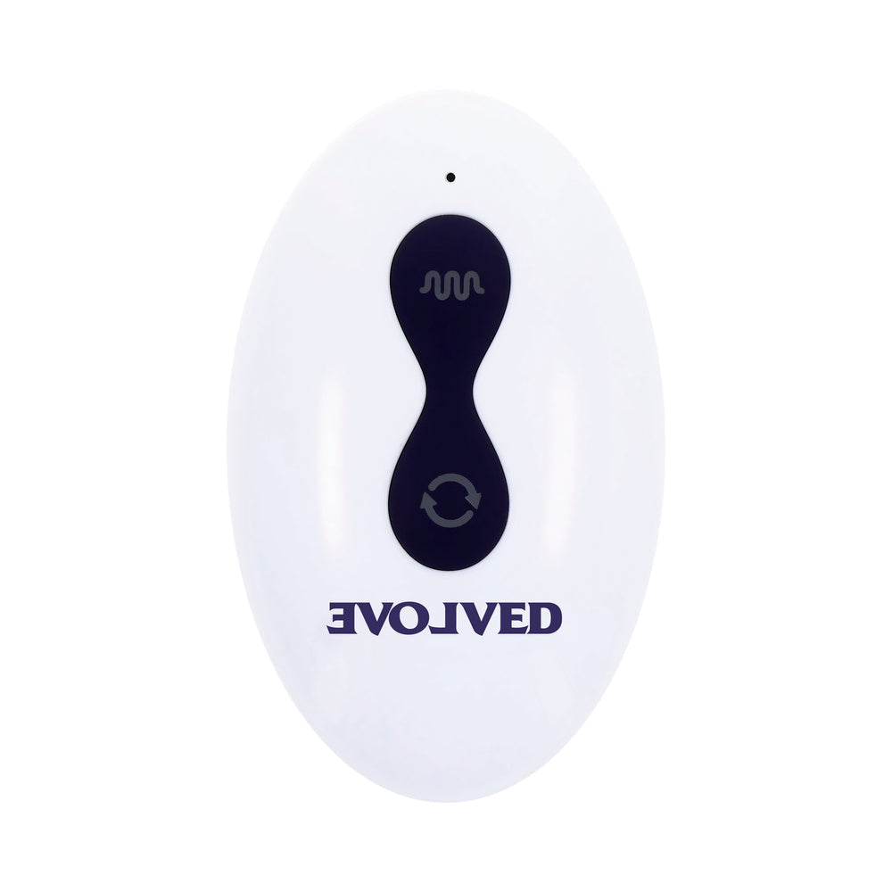Evolved Pleasure Orbit Rechargeable Vibe with Remote Silicone Purple