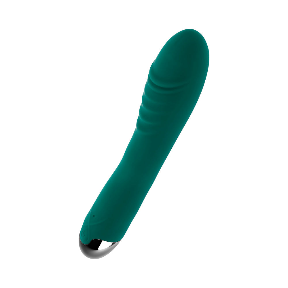 Gender X Pirouette Rechargeable Vibrator Silicone Teal