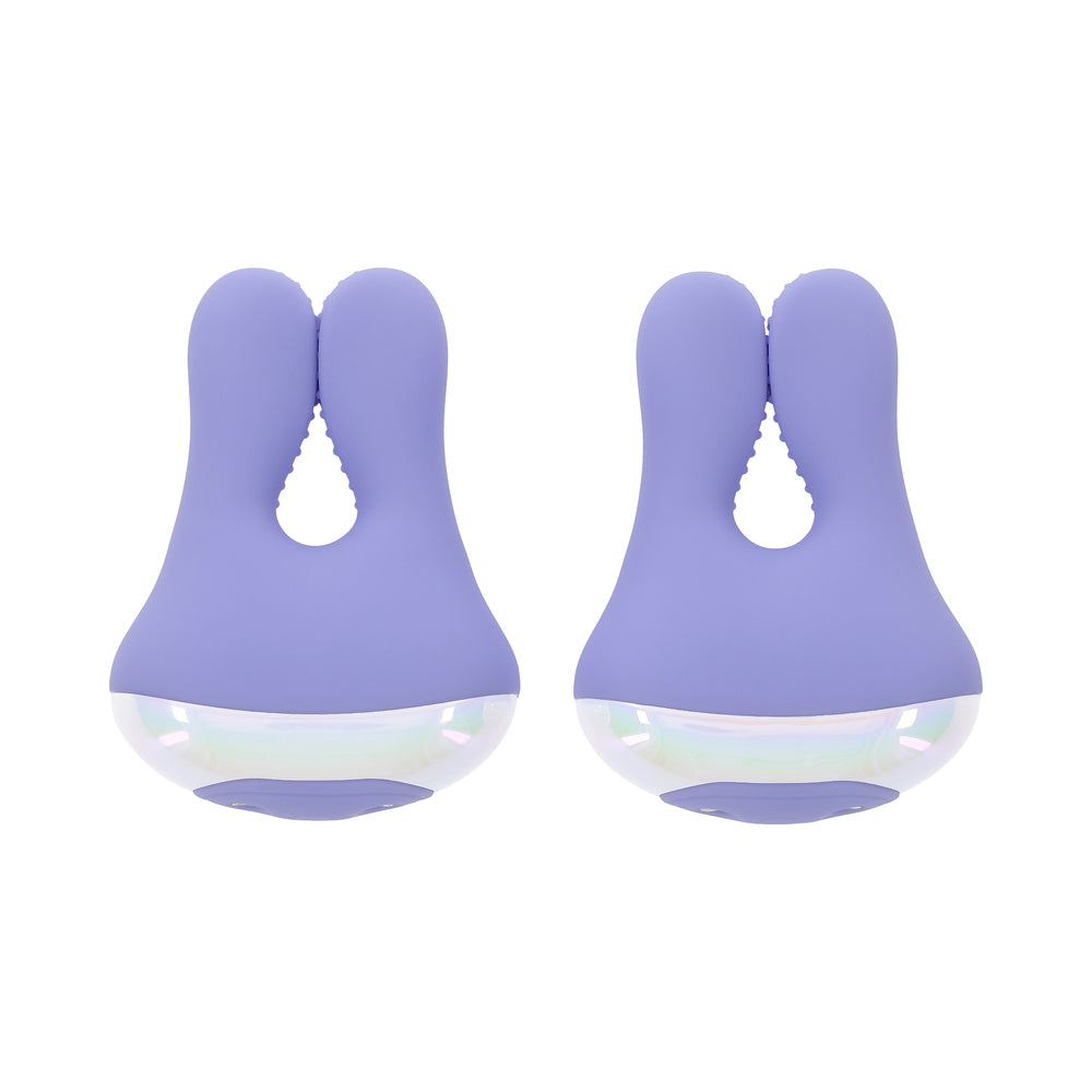 Playboy In A Pinch Nipple Clamps - Purple