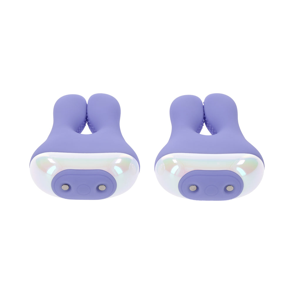 Playboy In A Pinch Nipple Clamps - Purple