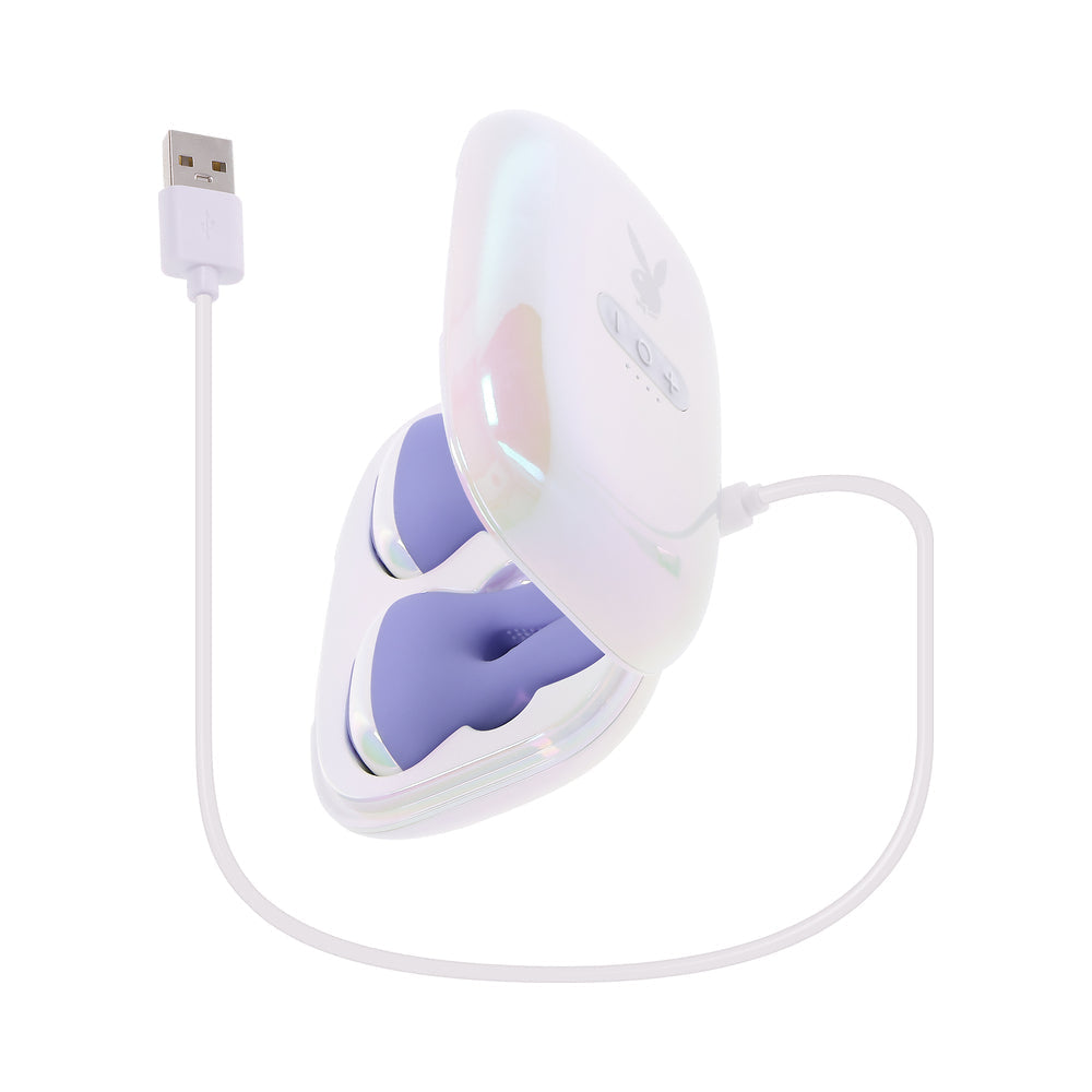 Playboy In A Pinch Nipple Clamps - Purple