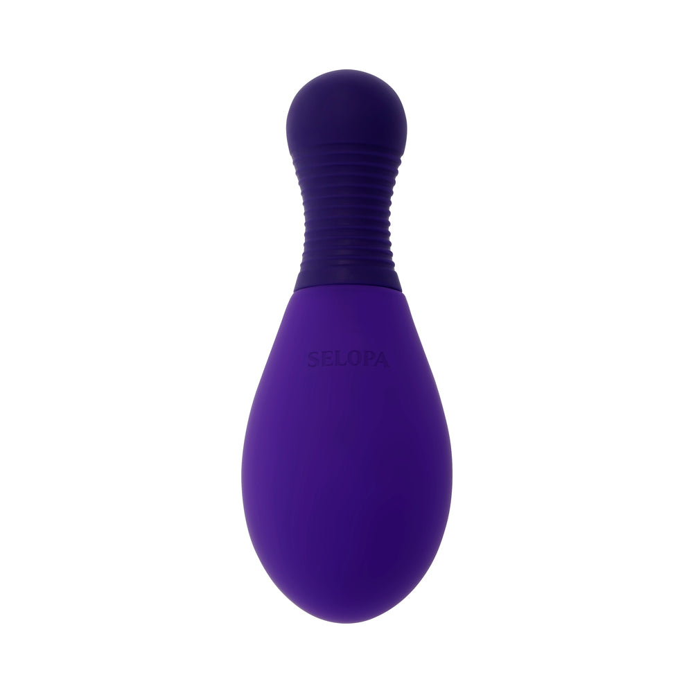 Selopa Egg On Me Rechargeable Vibrating Egg with Remote Silicone Purple