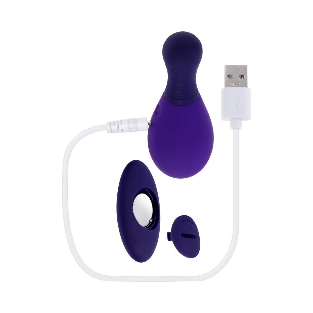 Selopa Egg On Me Rechargeable Vibrating Egg with Remote Silicone Purple