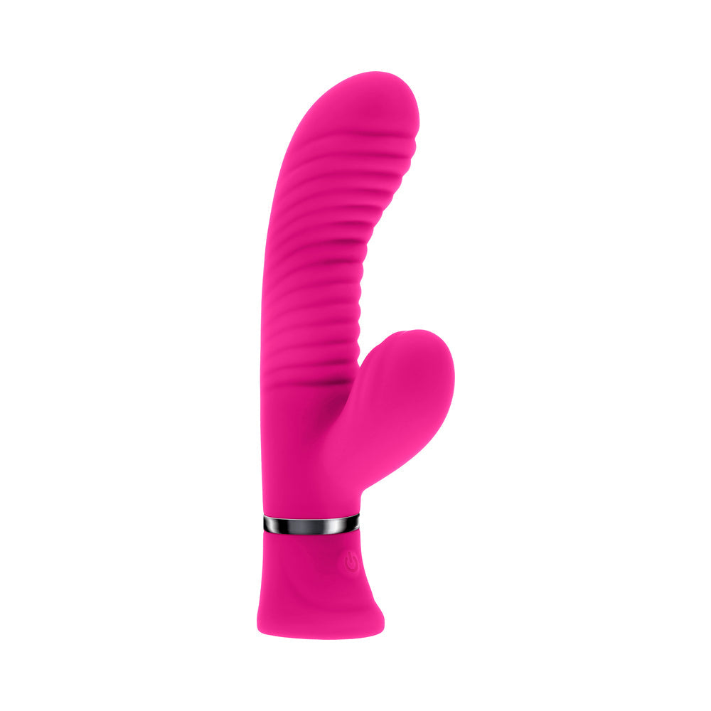 Selopa Next Wave Rechargeable Vibrating Dual Stimulator Silicone Pink