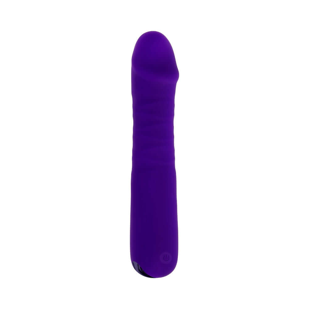 Selopa Ambition Rechargeable Thrusting Vibrator Silicone Purple