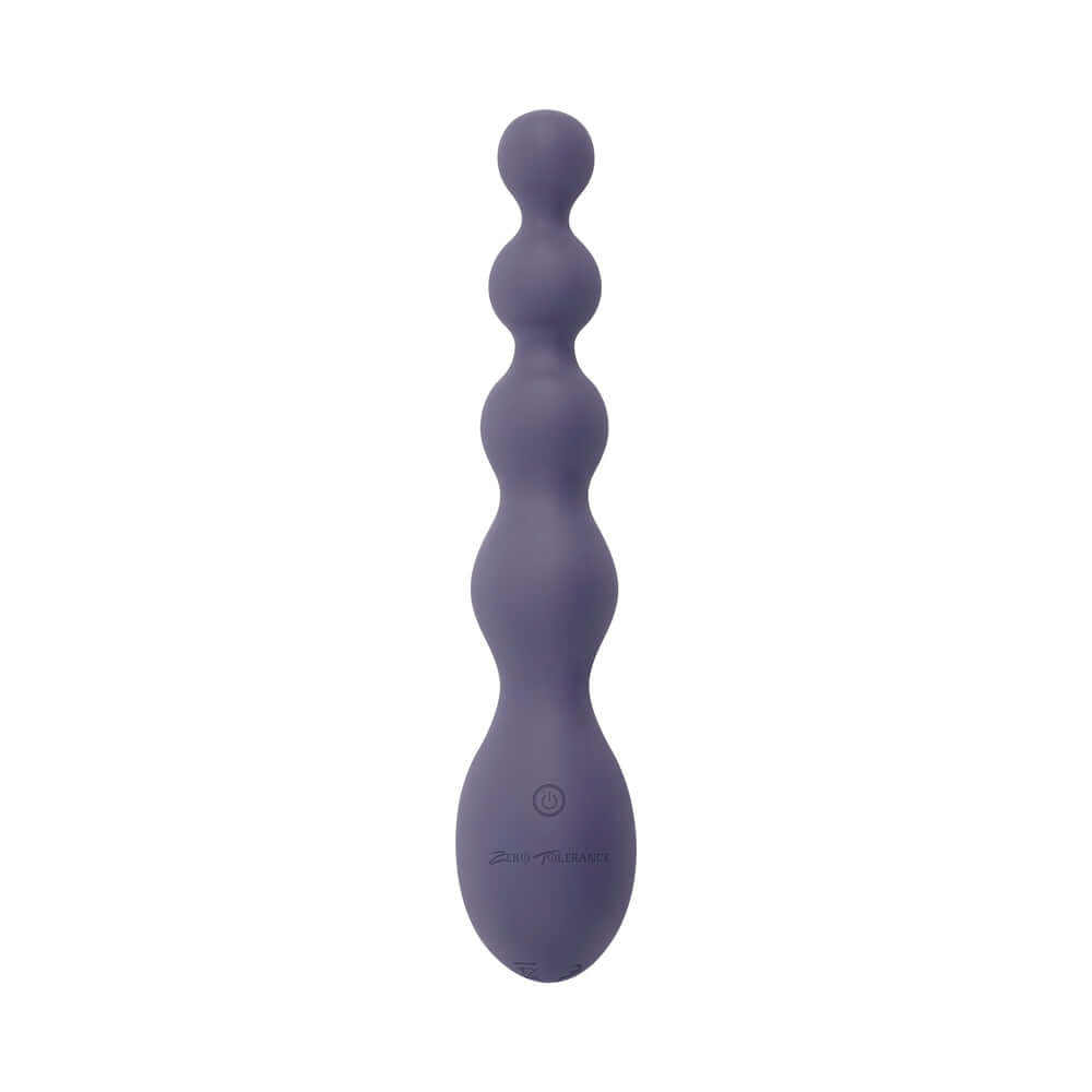 Zero Tolerance Rumpy Bumpy Rechargeable Anal Vibrator Silicone Purple