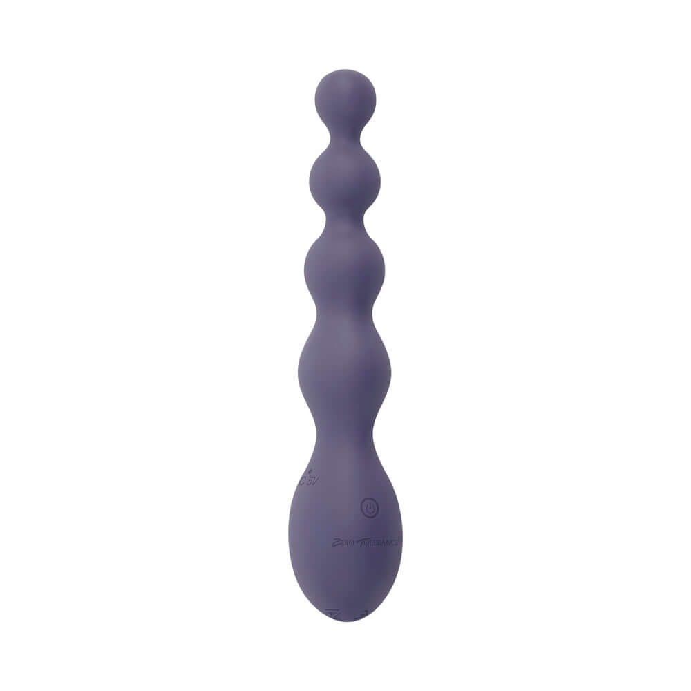 Zero Tolerance Rumpy Bumpy Rechargeable Anal Vibrator Silicone Purple