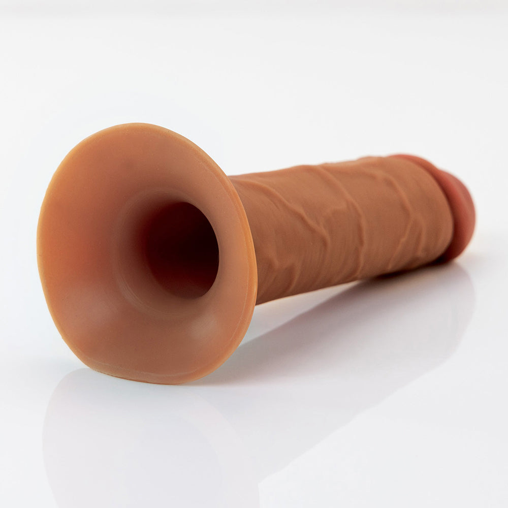 Fantasy X-Tensions Elite Hollow Silicone Strap-On 8 inches Brown