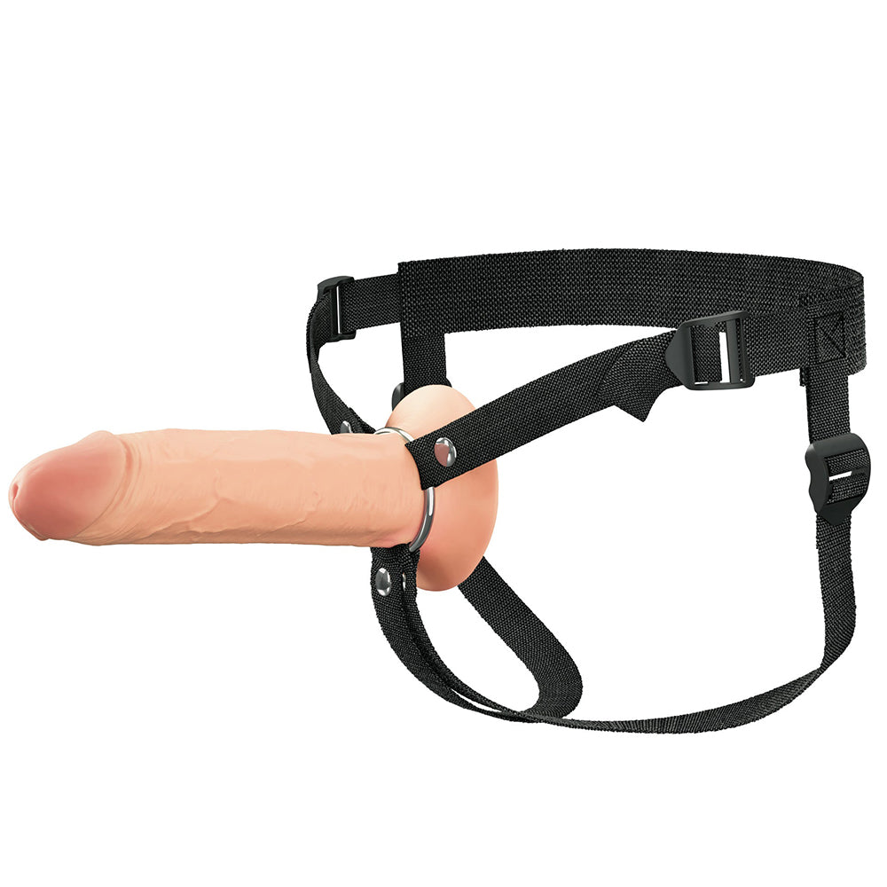 Fantasy X-Tensions Elite Hollow Silicone Strap-On 8 inches Light