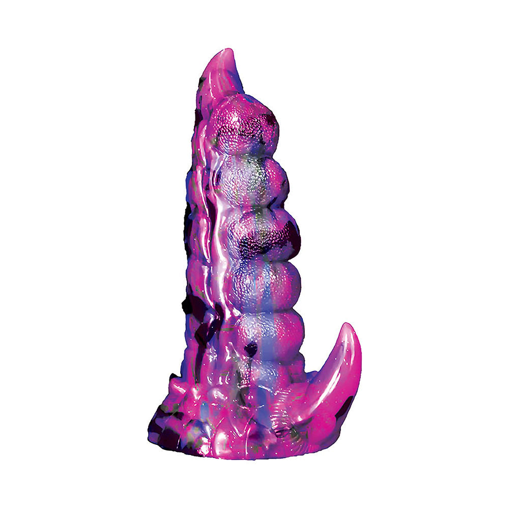 Monster Romance Hydra Nymph with Vibrating Bullet Silicone Dildo 7.5 inches