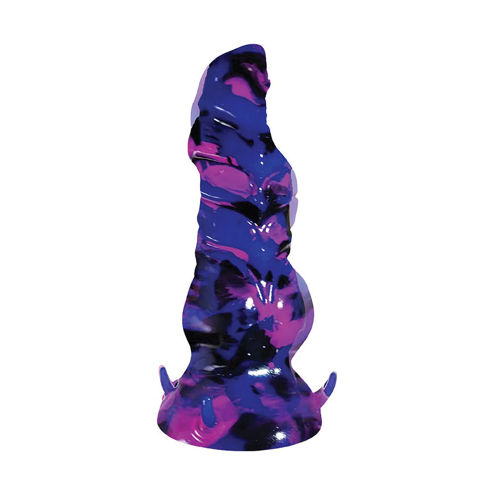 Monster Romance Horny Halfling with Vibrating Bullet Silicone Dildo 7 inches
