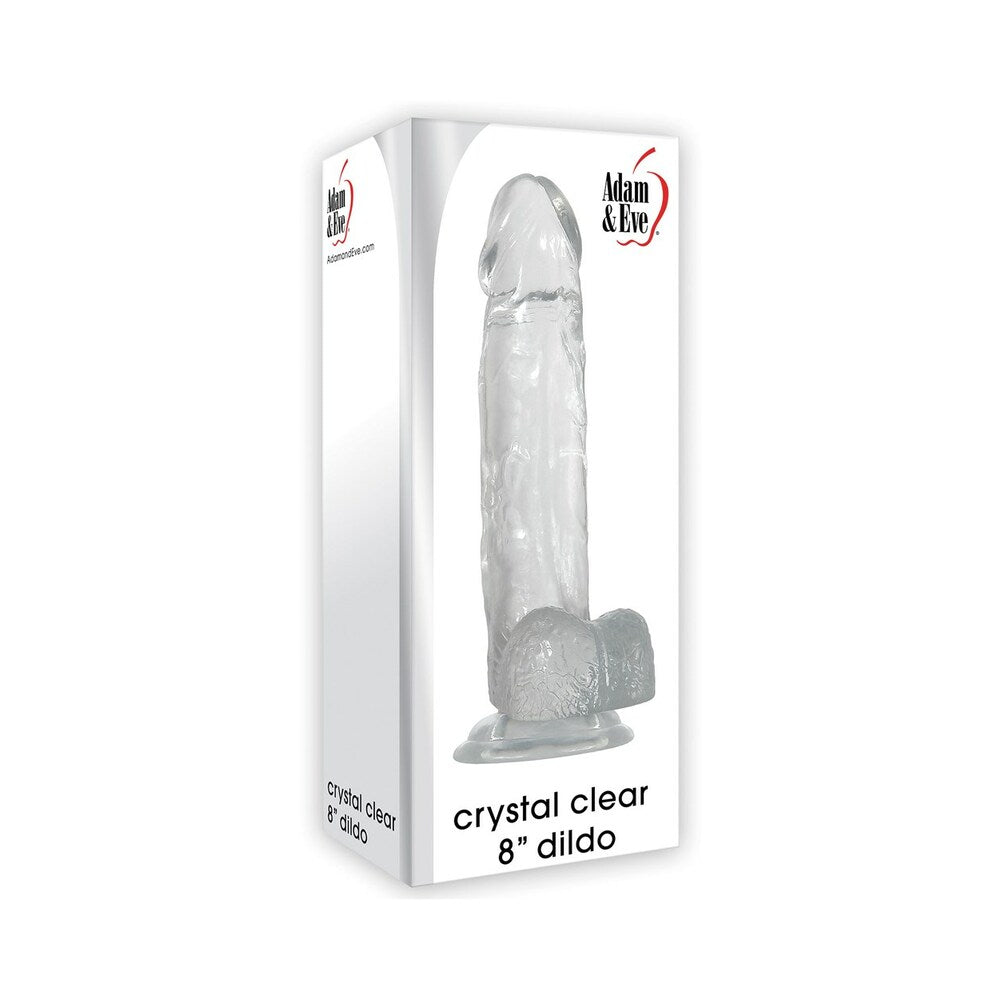Adam & Eve Crystal Clear 8 inches Dildo