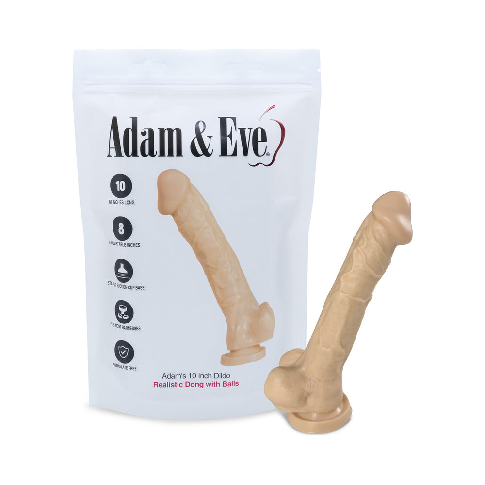 Adam & Eve Adam's Cock 10 inches Dildo (Bag Packaging)