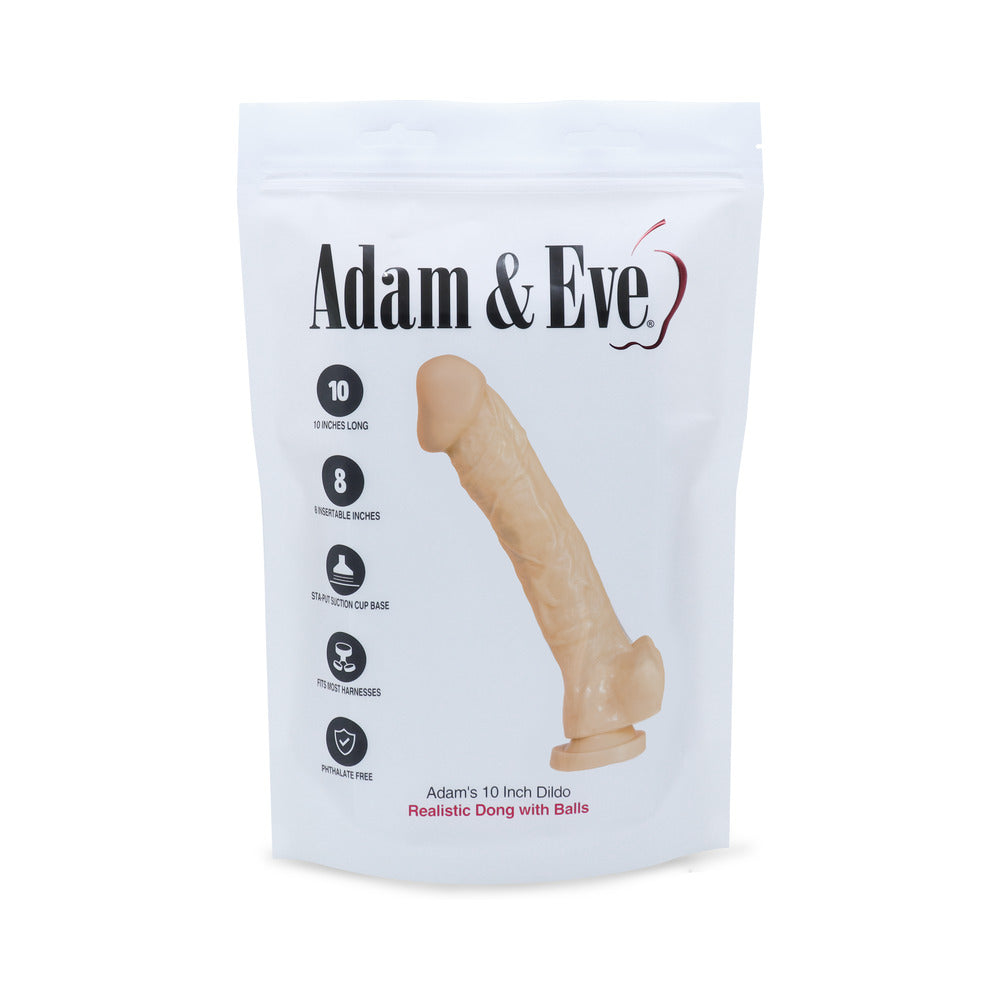 Adam & Eve Adam's Cock 10 inches Dildo (Bag Packaging)