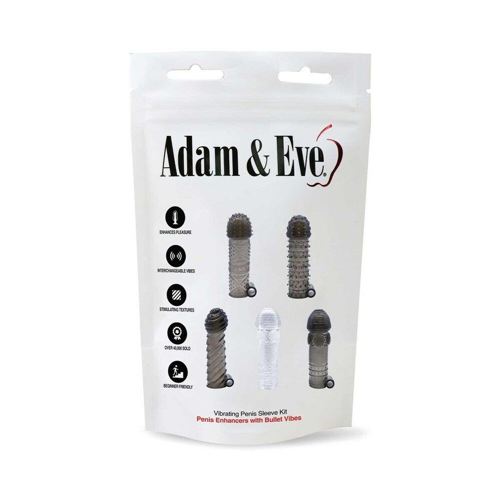 Adam & Eve Vibrating Penis Sleeve Kit (Bag)