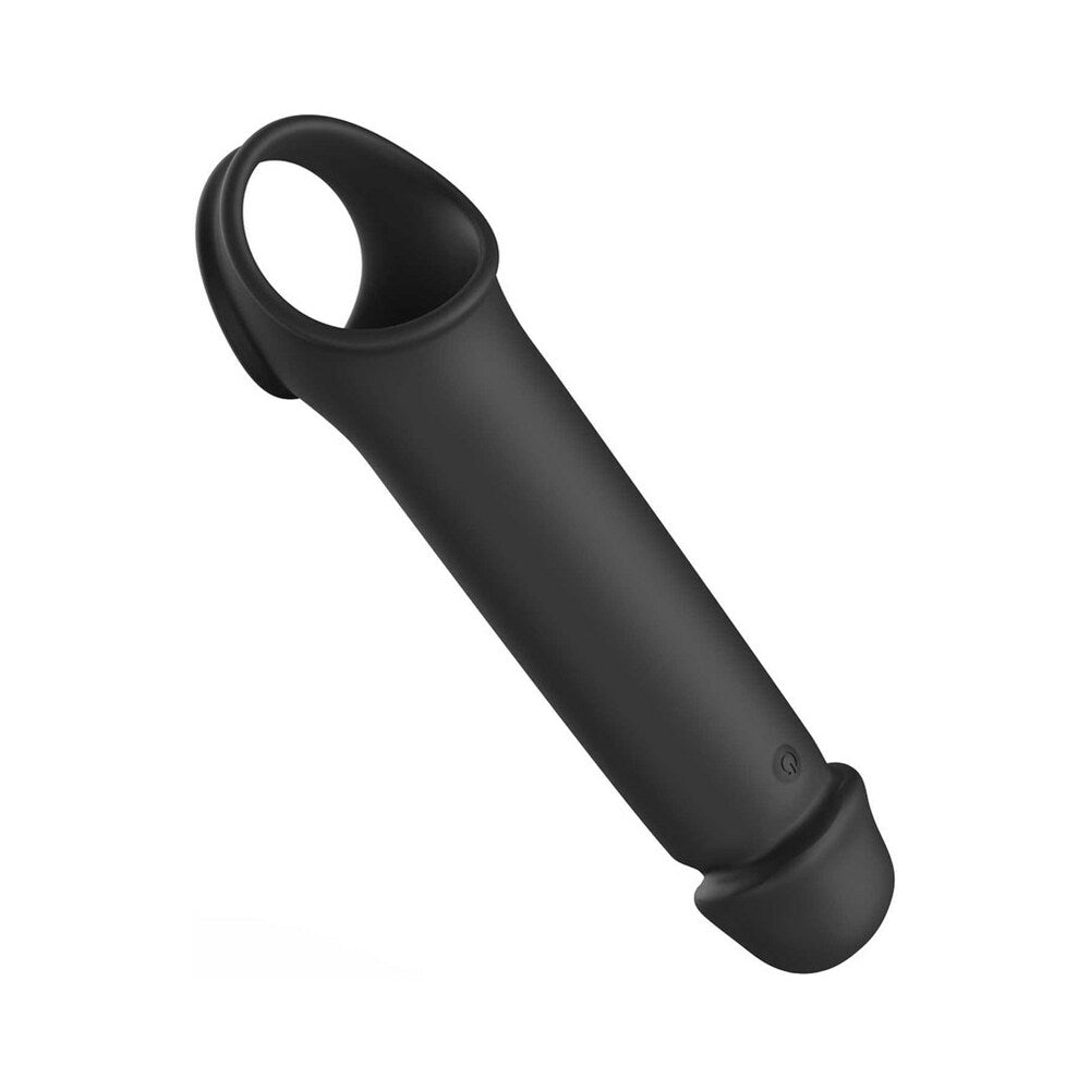 Adam & Eve Adam's XL Vibrating Extension Silicone with Remote Control