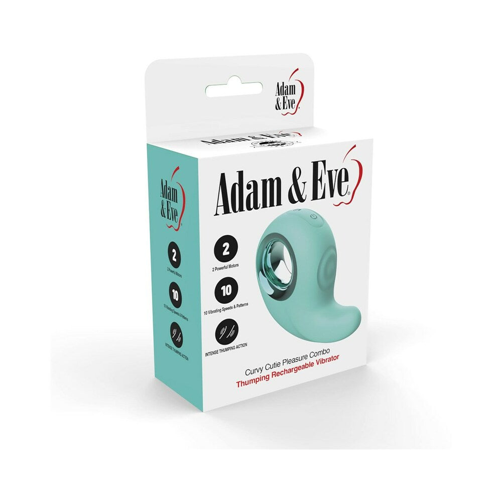 Adam & Eve Curvy Cutie Pleasure Combo Vibrator