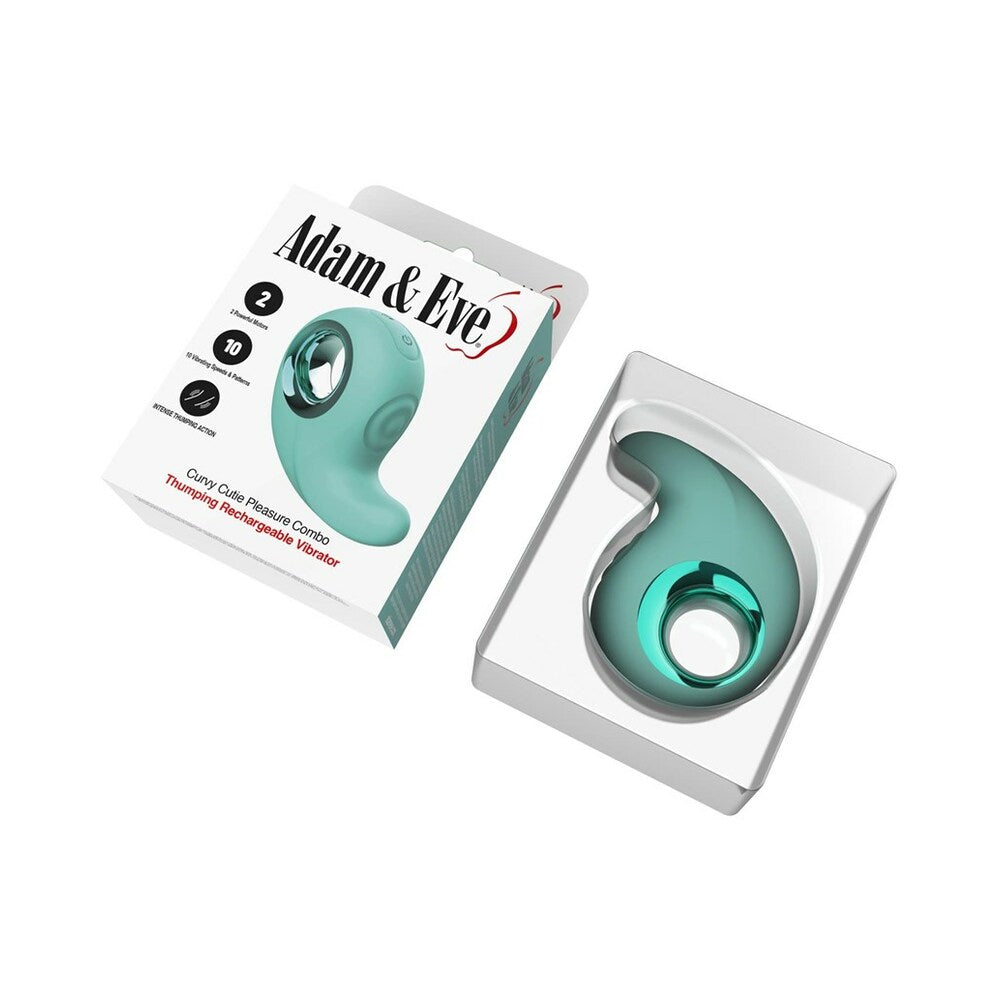 Adam & Eve Curvy Cutie Pleasure Combo Vibrator