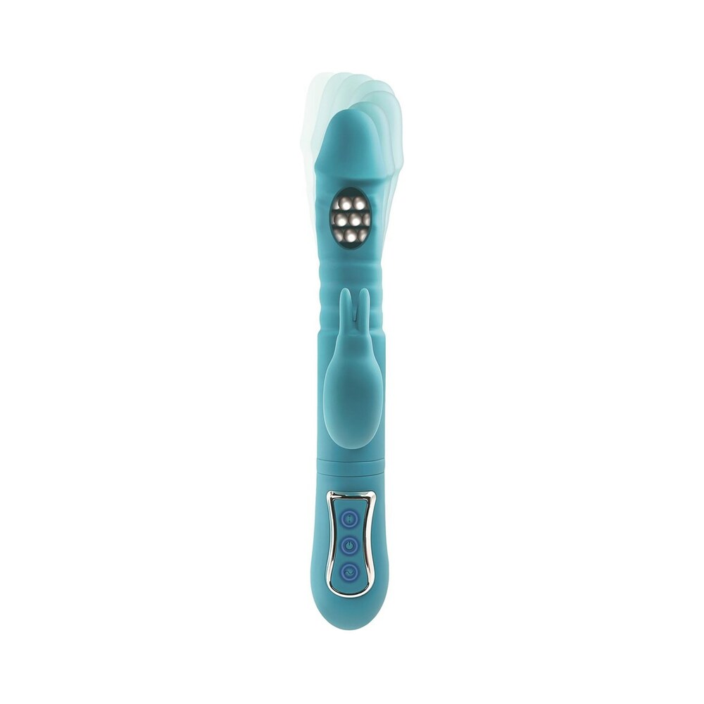 Adam & Eve Eve's Thrusting Triple Joy Rabbit Vibrator