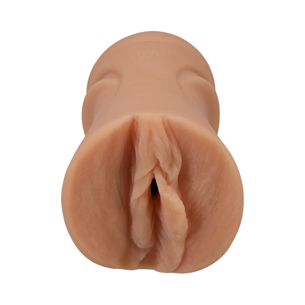 Signature Strokers Suki Sin ULTRASKYN Pocket Pussy Vanilla, lifelike handheld stroker in realistic design.