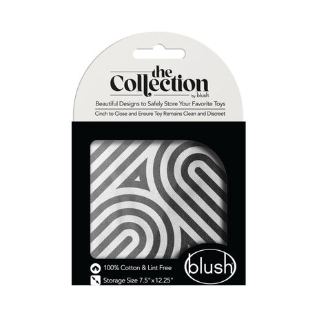 The Collection Bomba Cotton Toy Bag packaging showcasing a stylish cotton bag for discreetly storing toys.