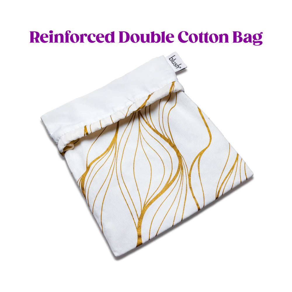 The Collection Embrace Cotton Toy Bag for safe and discreet storage of toys and accessories.