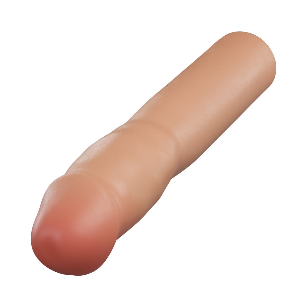 Performance Plus 1.5 inches Silicone Penis Xtender Beige