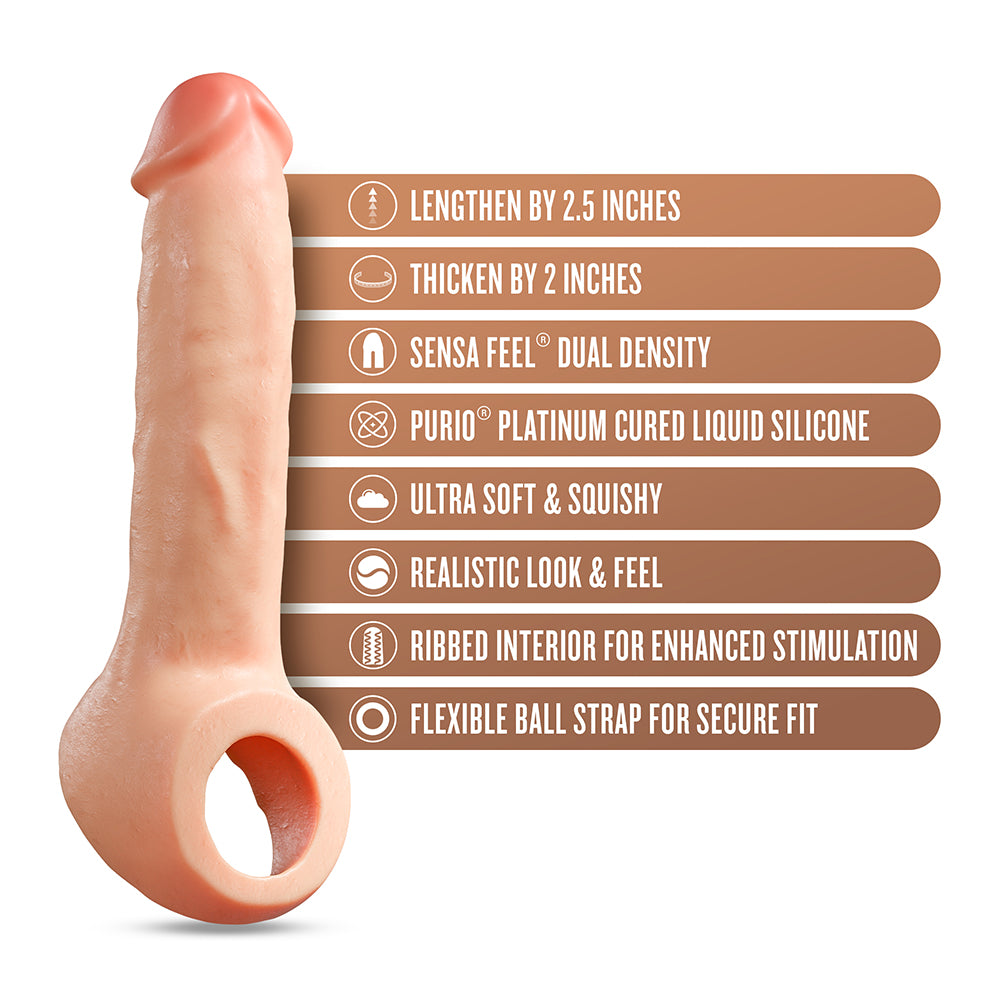 Performance Plus Thrive 2.5 inches Silicone Penis Xtender Beige