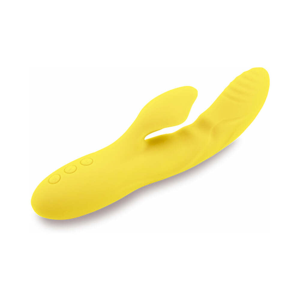 Nu Sensuelle Kiah Nubii Dual-Stim Rabbit with Turbo Boost and Heat Yellow