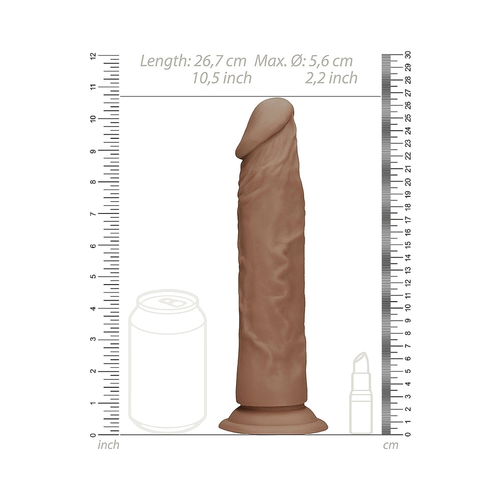RealRock Realistic Dildo 10 inches Tan