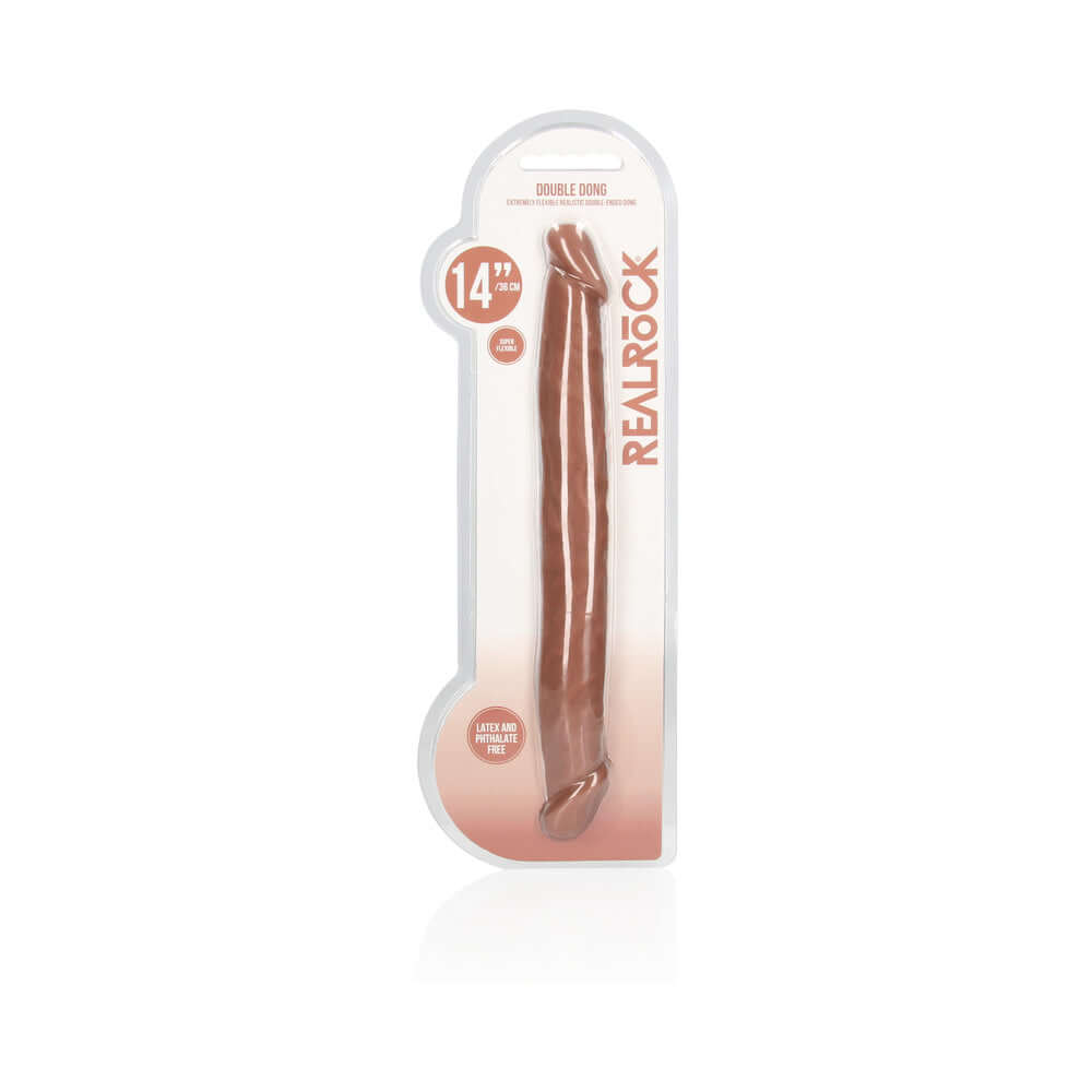 RealRock Double Dong 14 inches Tan