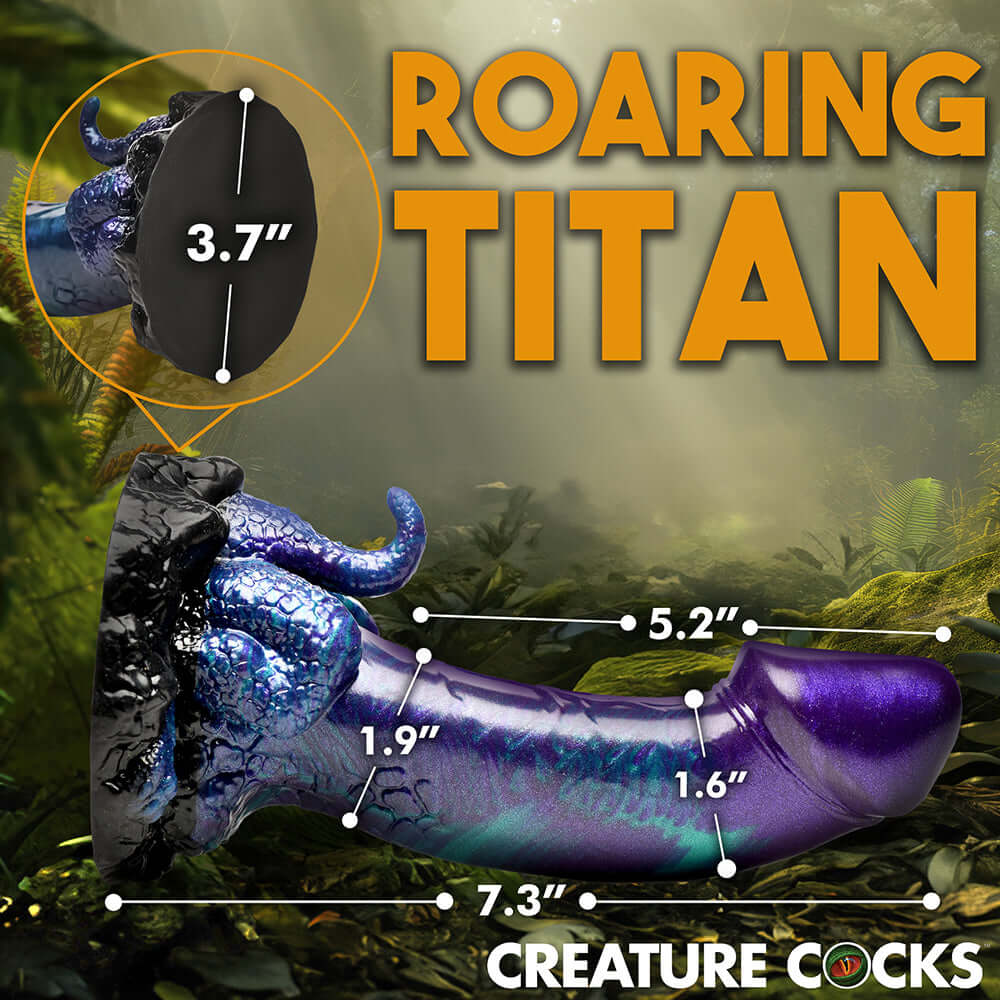 Creature Cocks Dino Dick Dinosaur Silicone Dildo L