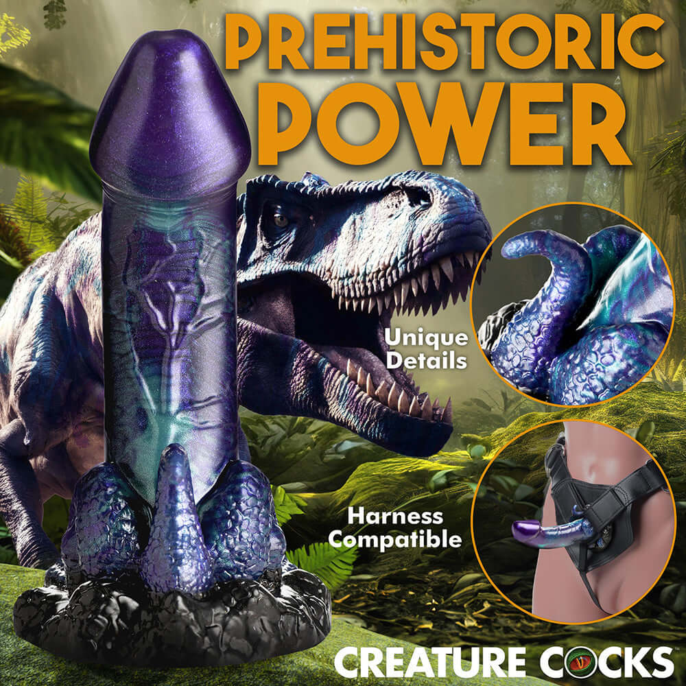 Creature Cocks Dino Dick Dinosaur Silicone Dildo L