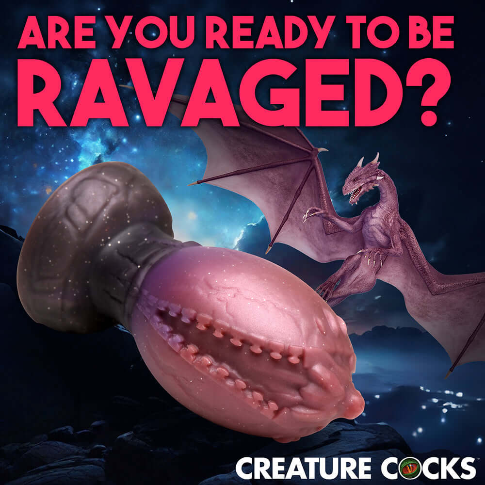Creature Cocks Dragon Hatch Silicone Egg XL