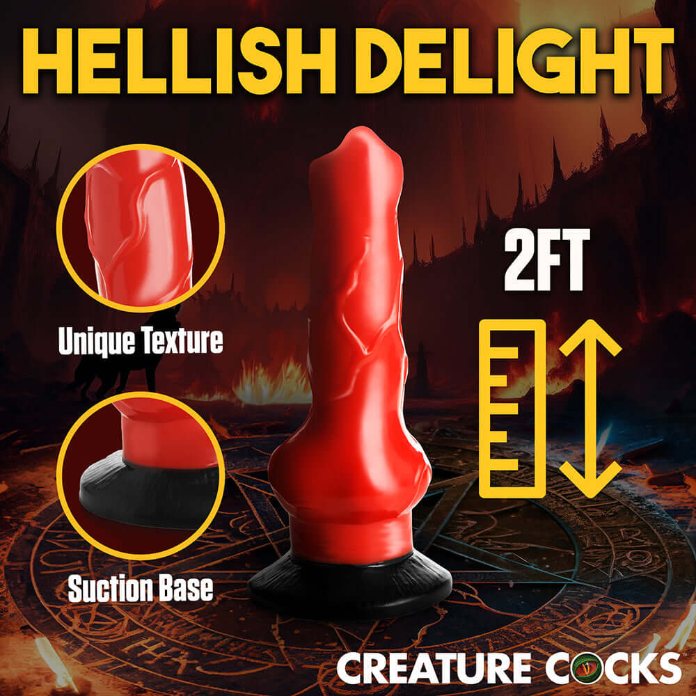 Creature Cocks Giant Hell-Hound Canine Penis 2 Feet Dildo