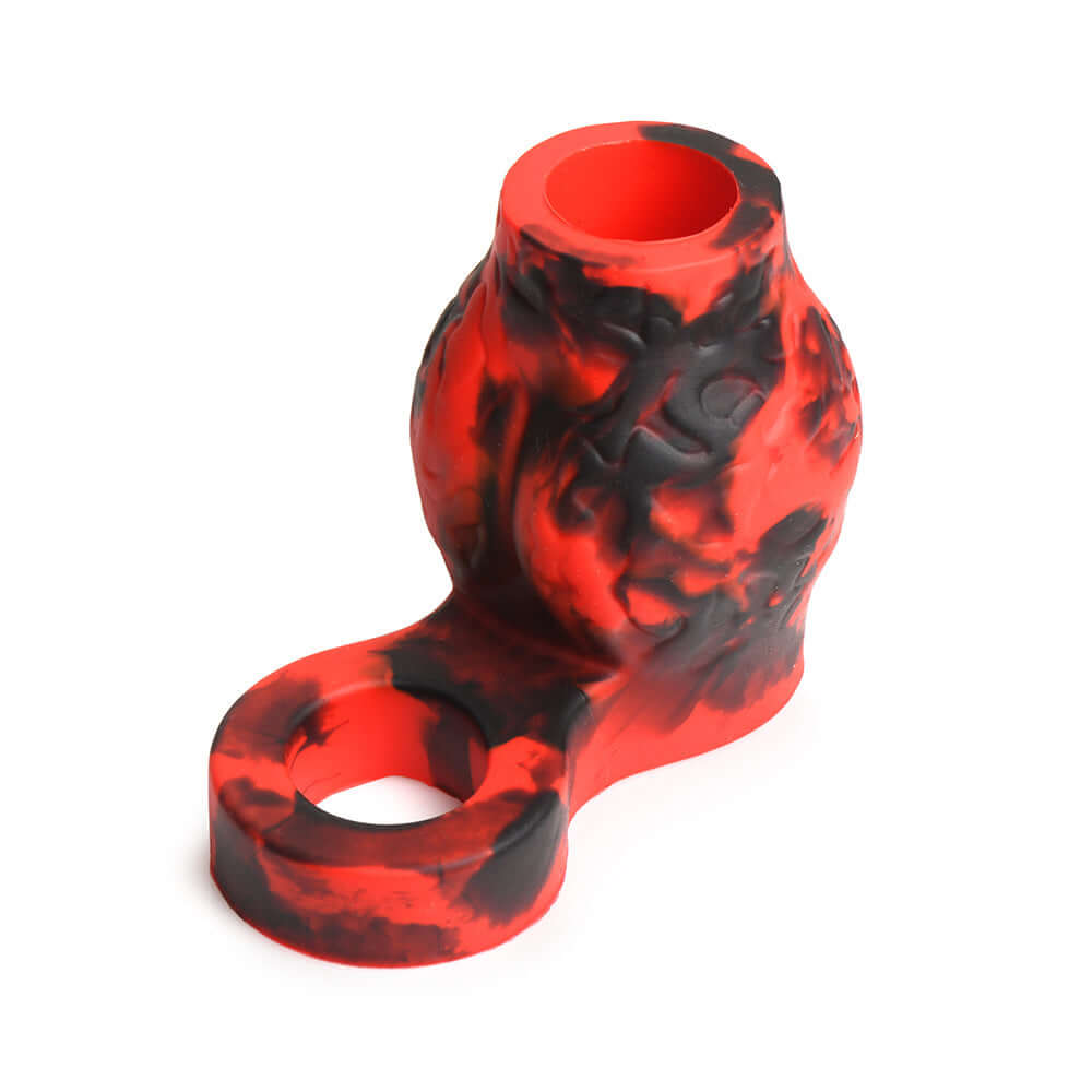 Creature Cocks Hell Hound Silicone Girth Enhancer with Ball Strap M