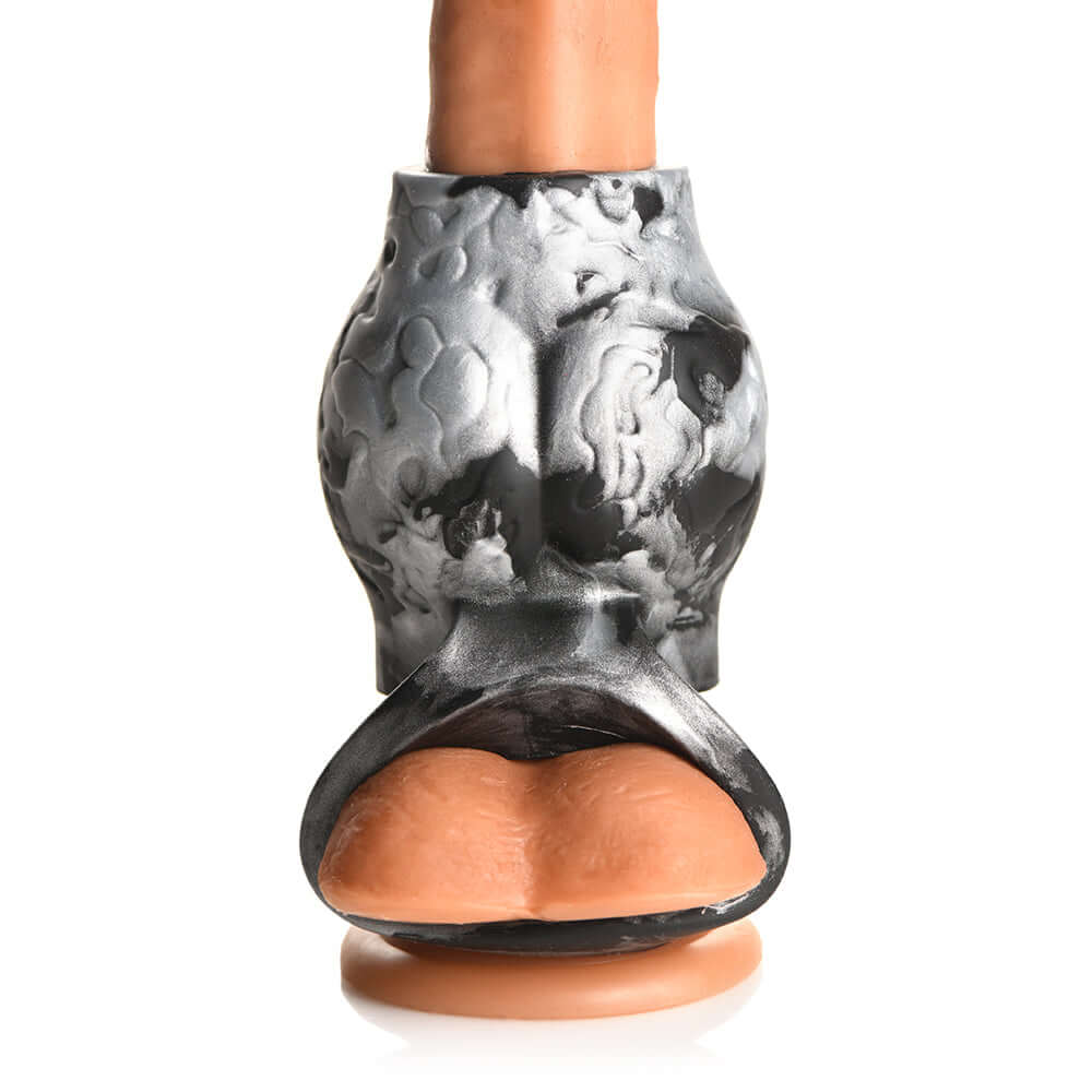 Creature Cocks Night Prowler Silicone Girth Enhancer with Ball Strap L