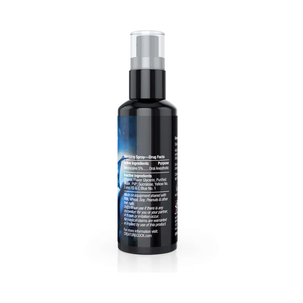 Creature Cocks Throat Numbing Spray Spearmint 1 oz.