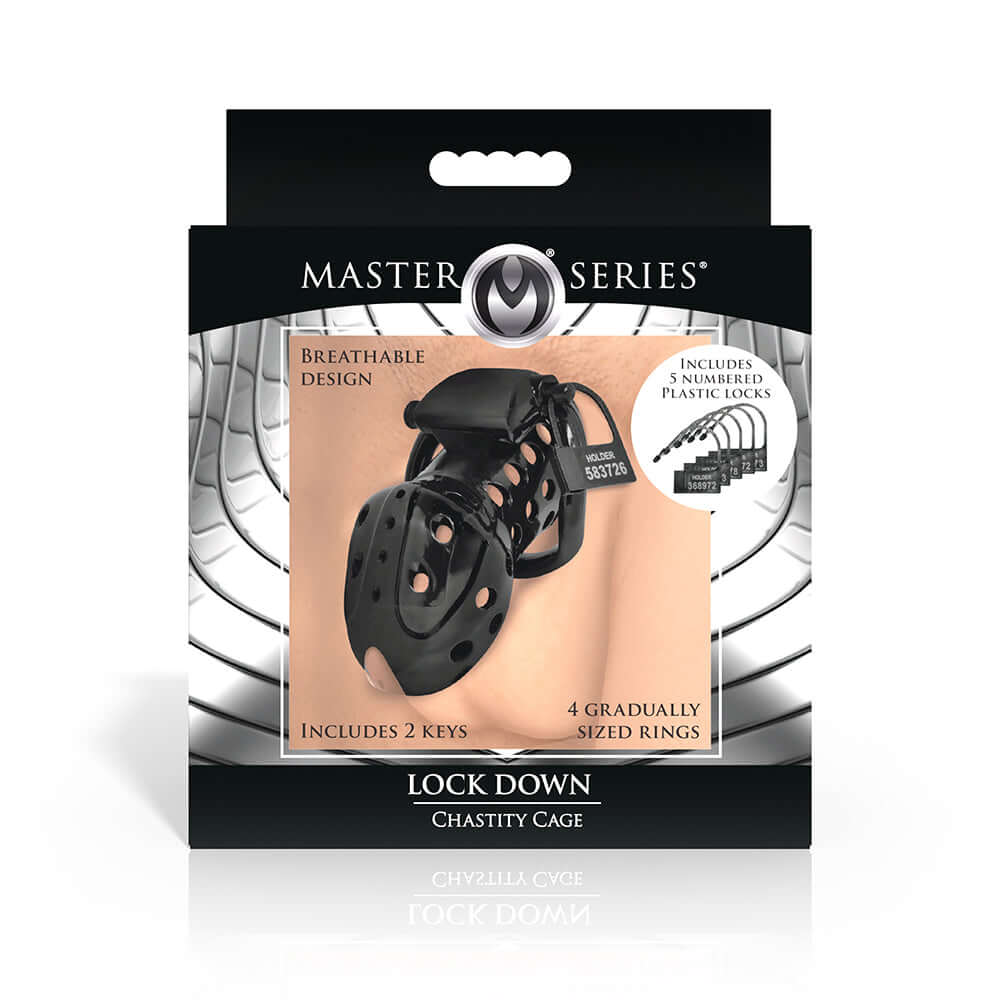 Master Series Lock Down Chastity Cage