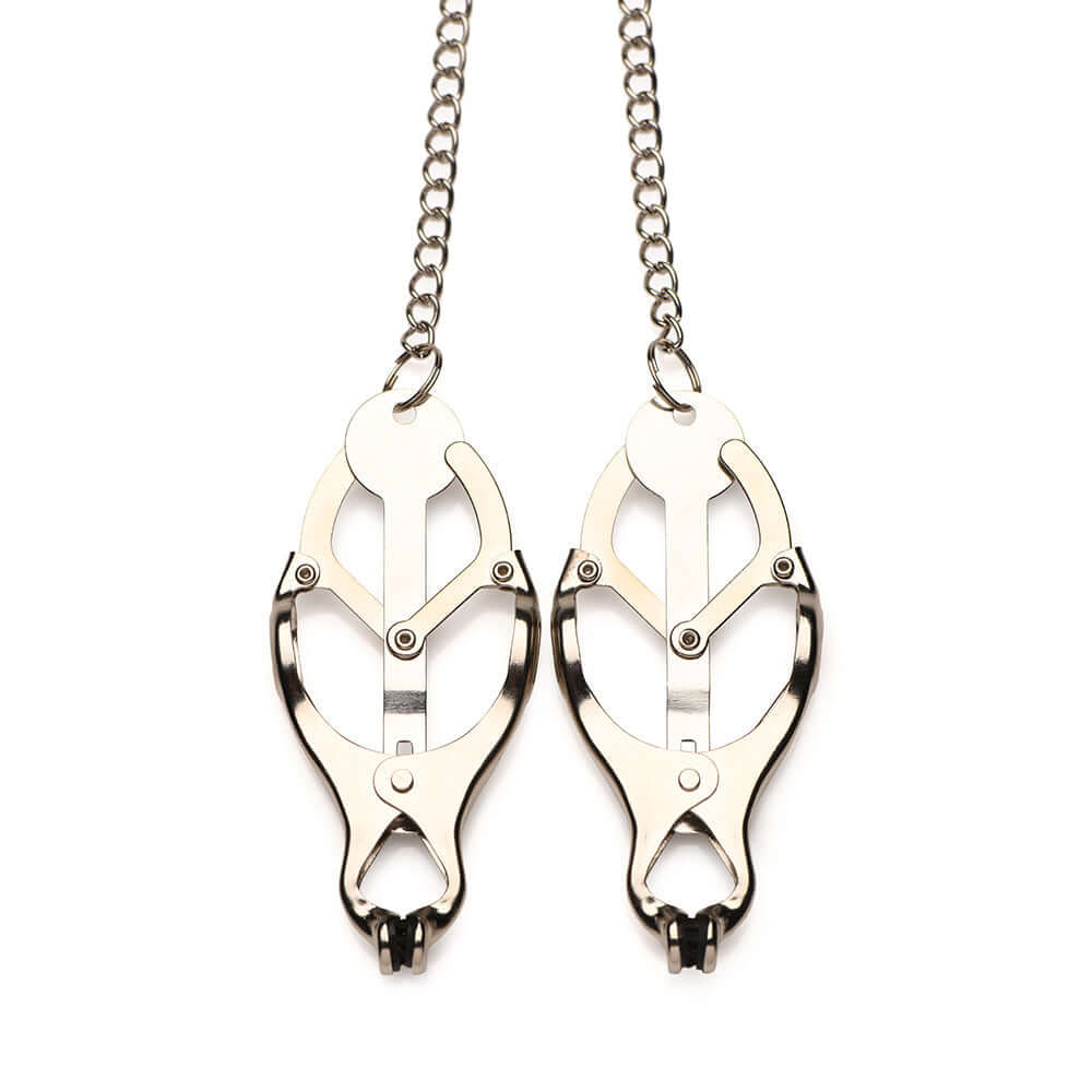 Master Series Primal Spiked Clover Nipple Clamps