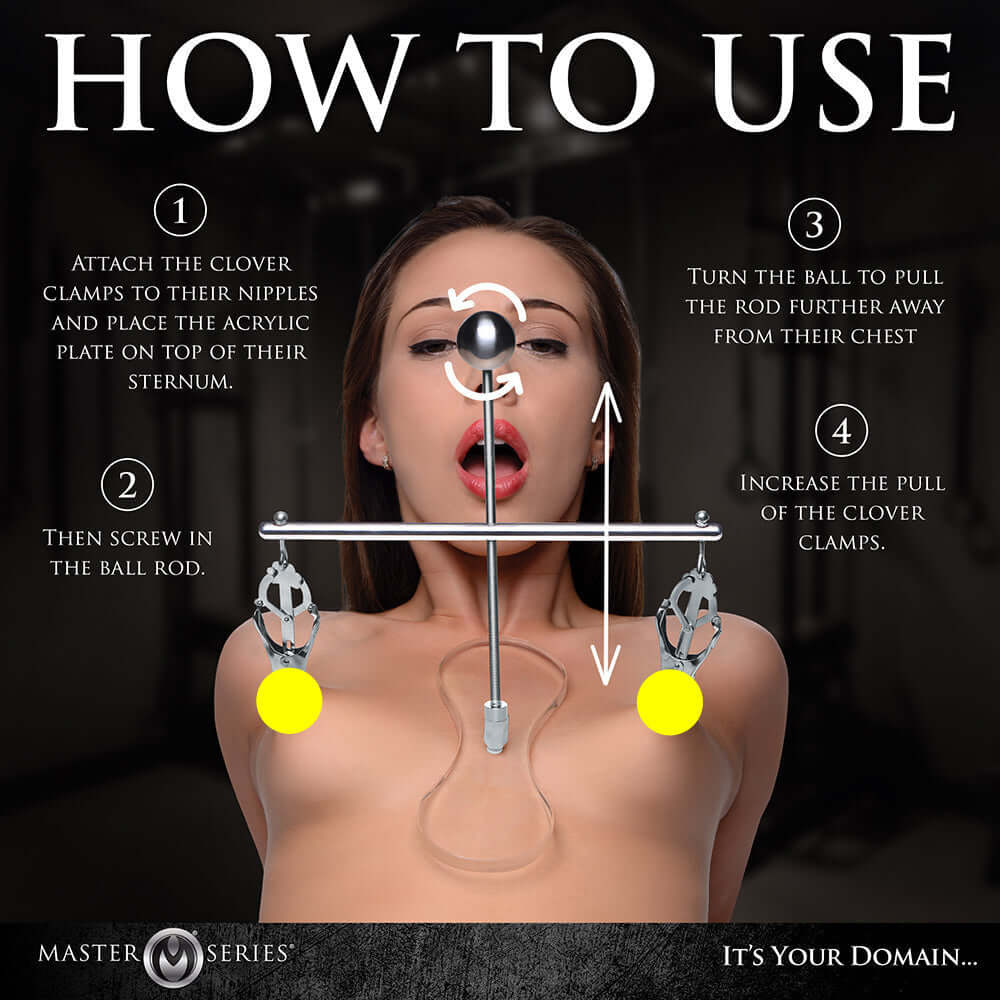 Master Series Tower of Pain Nipple Clamps