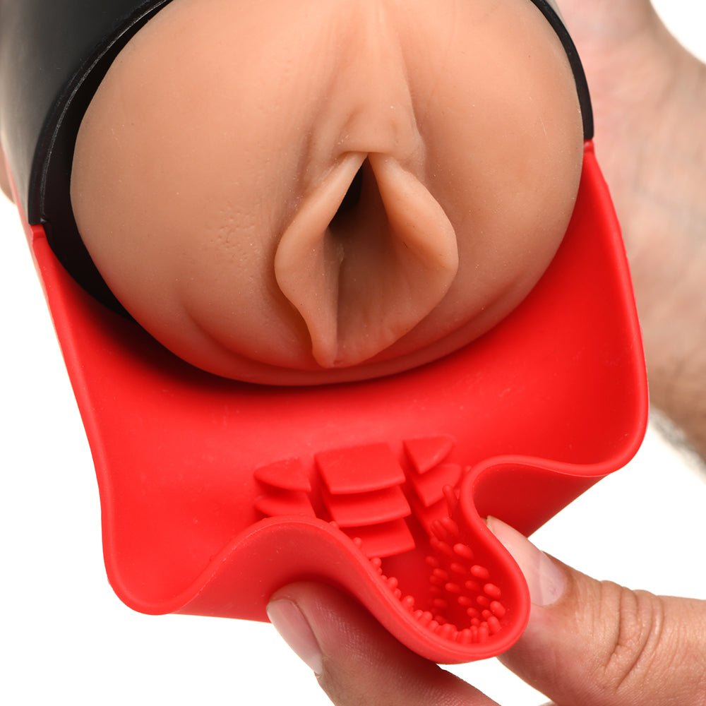 JOCK Sucking & Vibrating Pussy Masturbator