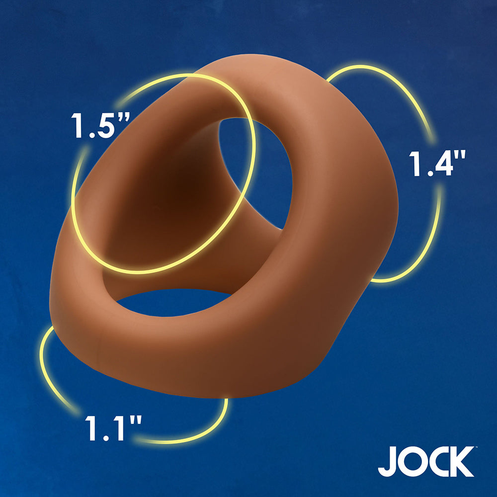 JOCK Silicone Cock & Ball Ring Medium