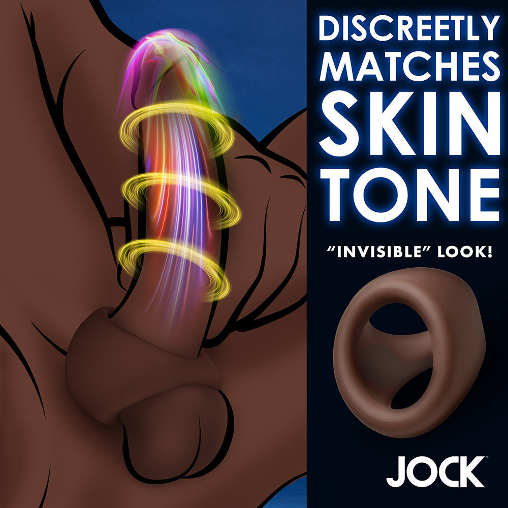 JOCK Silicone Cock & Ball Ring Dark