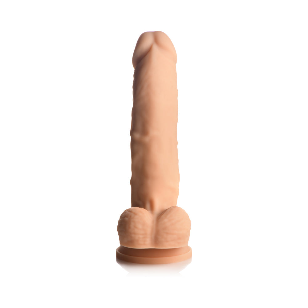 Easy Riders 7 inches Silicone Dildo with Balls Light