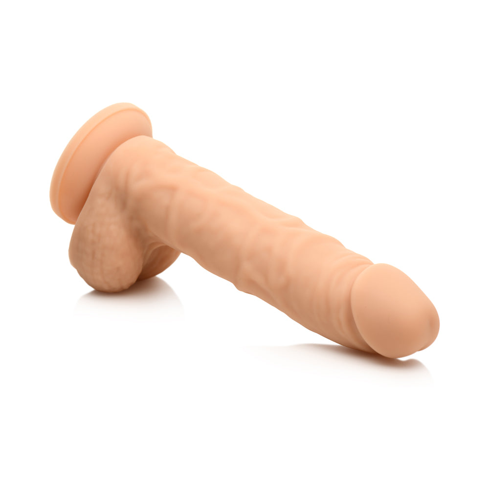 Easy Riders 7 inches Silicone Dildo with Balls Light