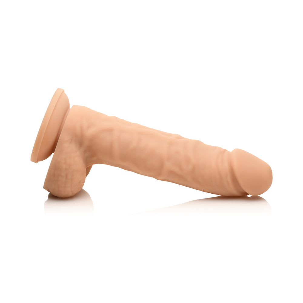 Easy Riders 7 inches Silicone Dildo with Balls Light
