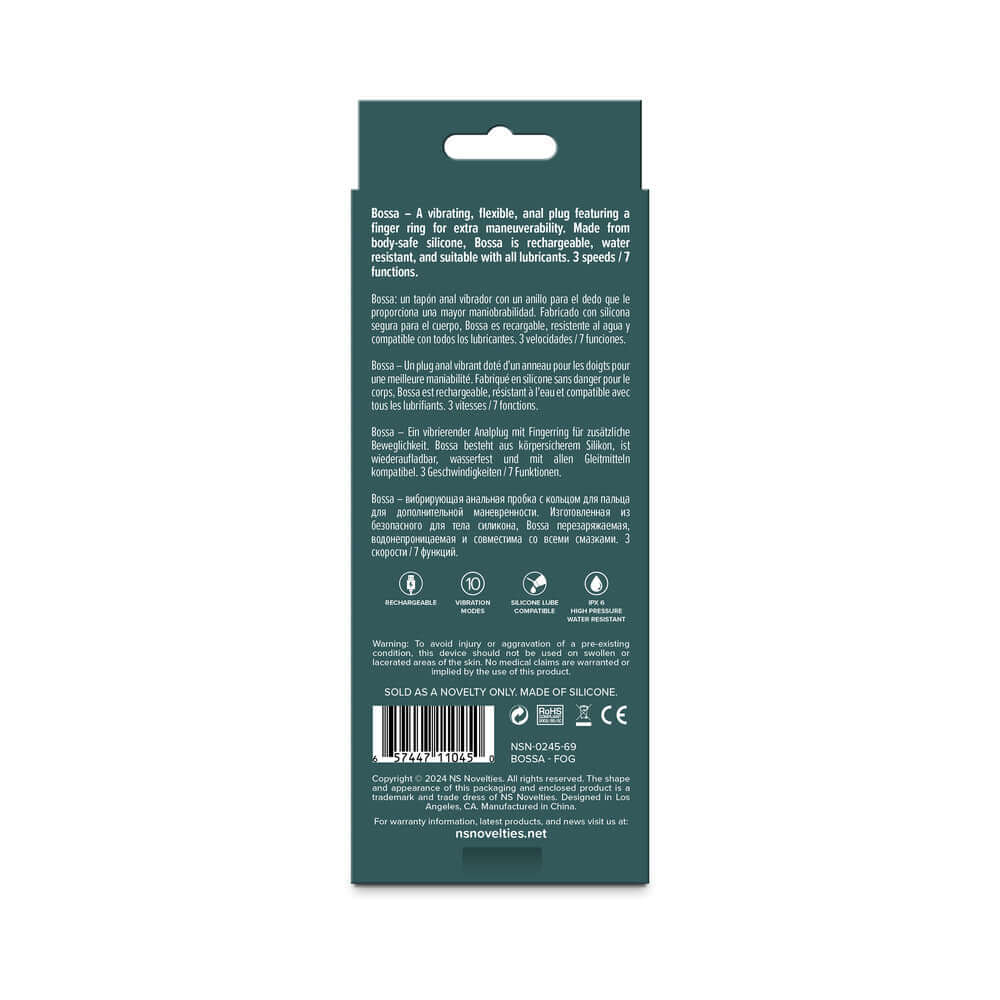 Lust-n-Dreams Bossa Fog Anal Plug
