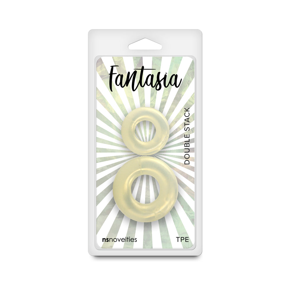 Fantasia Double Stack Rings Amber